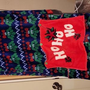 Holiday time Union Suit pajamas.